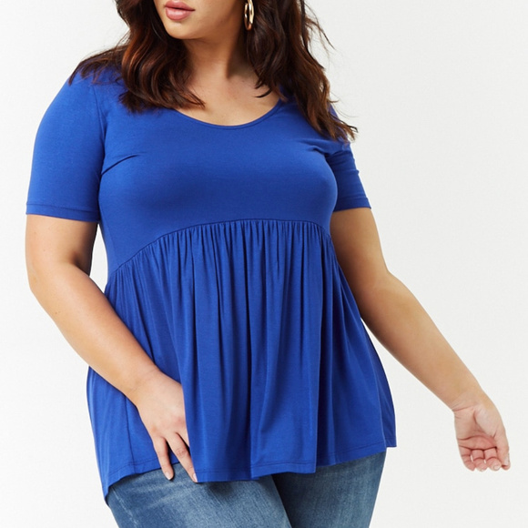 Forever 21 Tops - NWT Forever 21 Knit Flounce Top